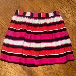 NWOT - KATE SPADE Skirt the Rules Youth Girls Striped Multicolor Pleated Skirt